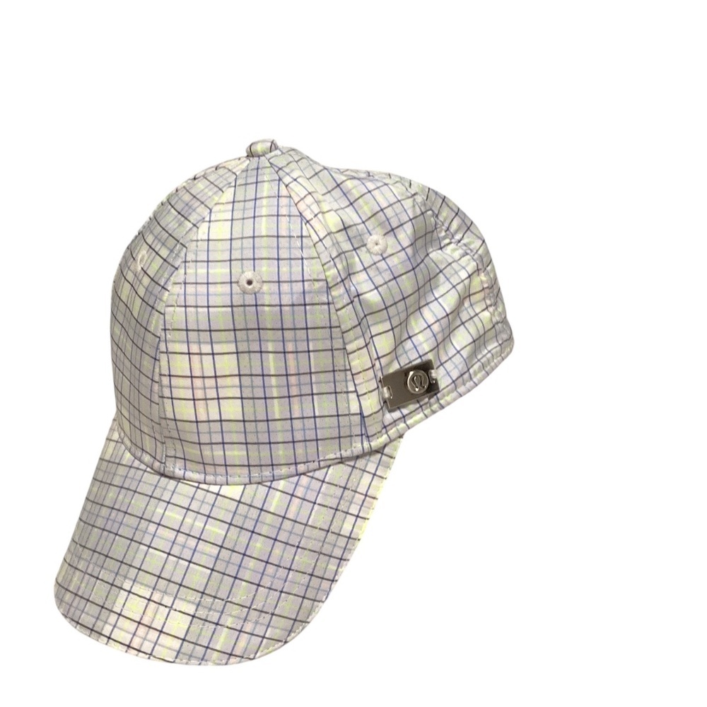 Lululemon plaid trucker hat sporty active athleisure causal baseball cap